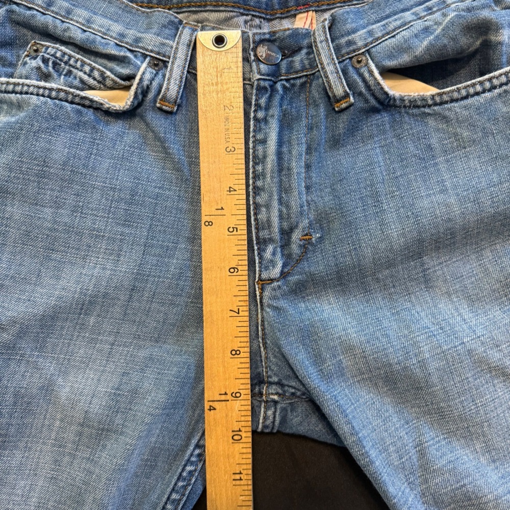 RVCA Artist Network Program Jeans Mens 28 Light Blue Excellent Straight Leg ANP - Picture 4 of 13